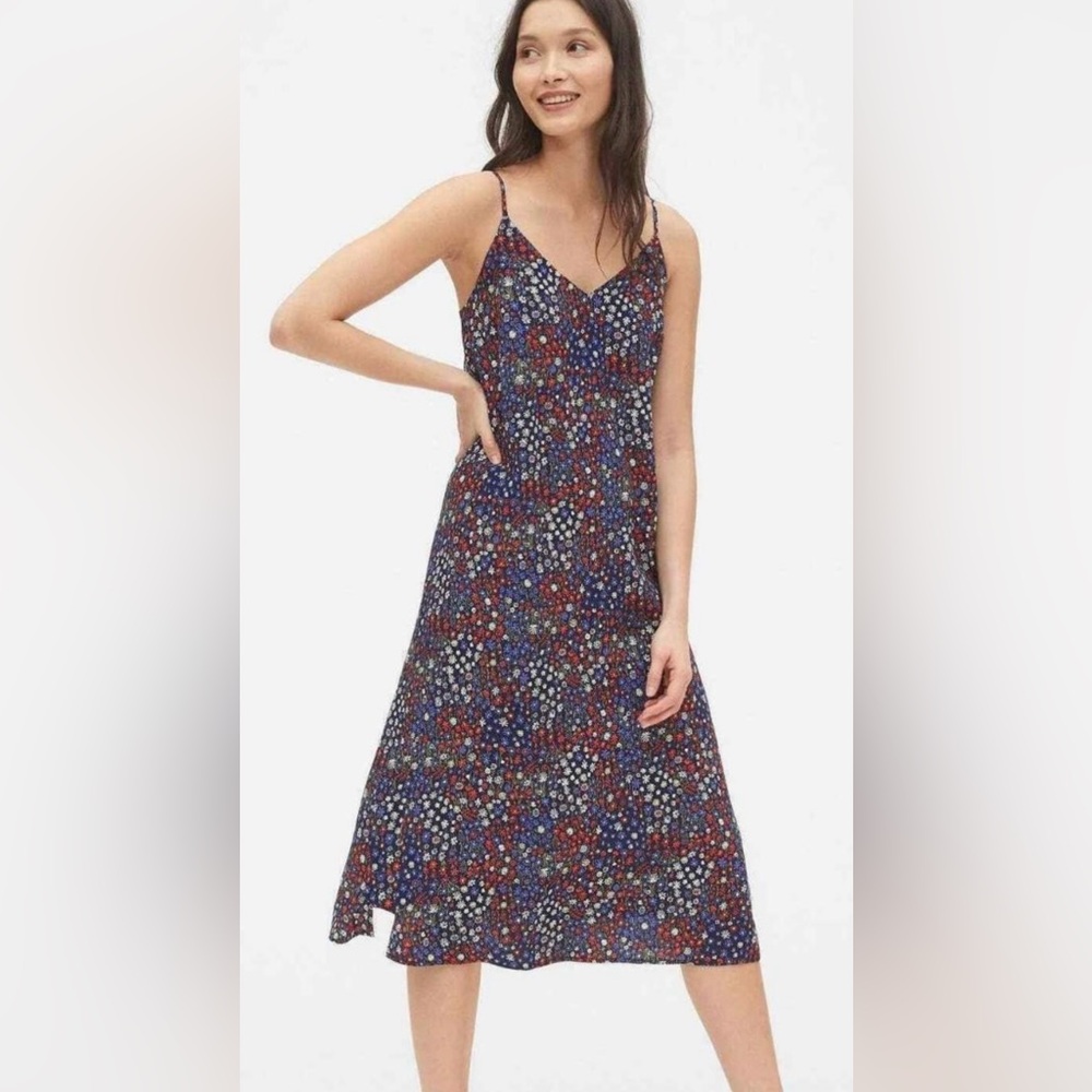 GAP Ditsy Floral Midi Dress